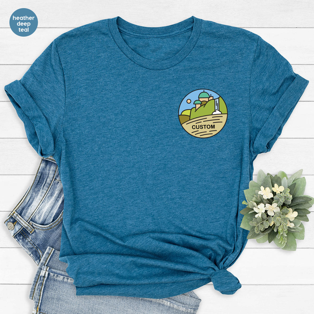 Customizable Planet Shirts, Custom Pocket Galaxy Tees product image 11