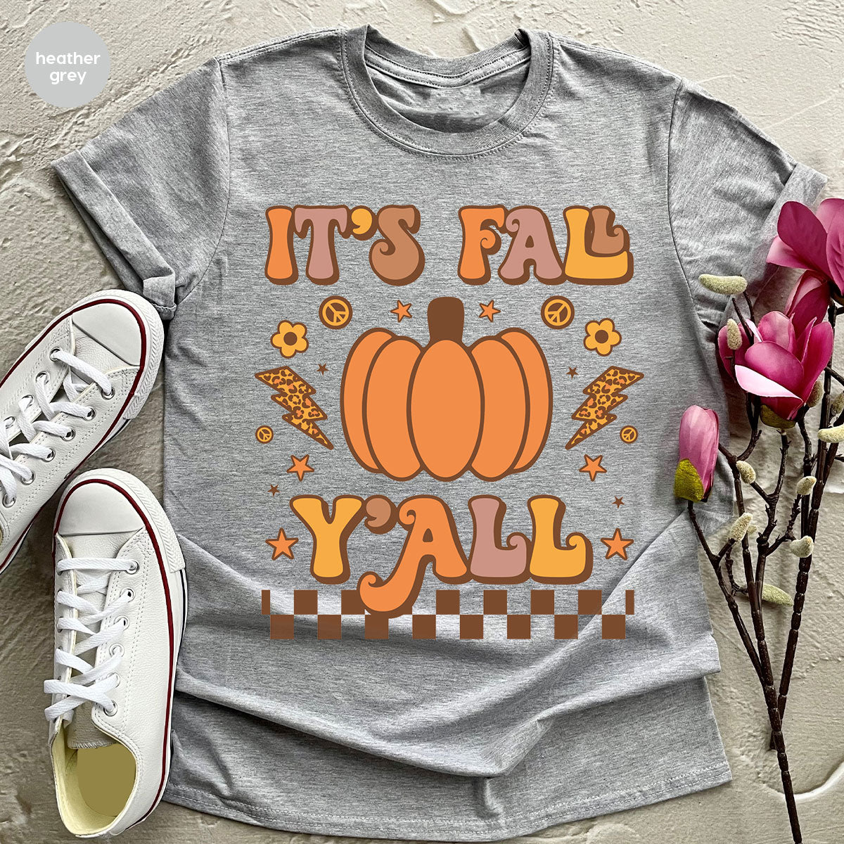 Halloween Fall Shirt, It's Y'Fall T-Shirt, Hoodie, Long product image 43