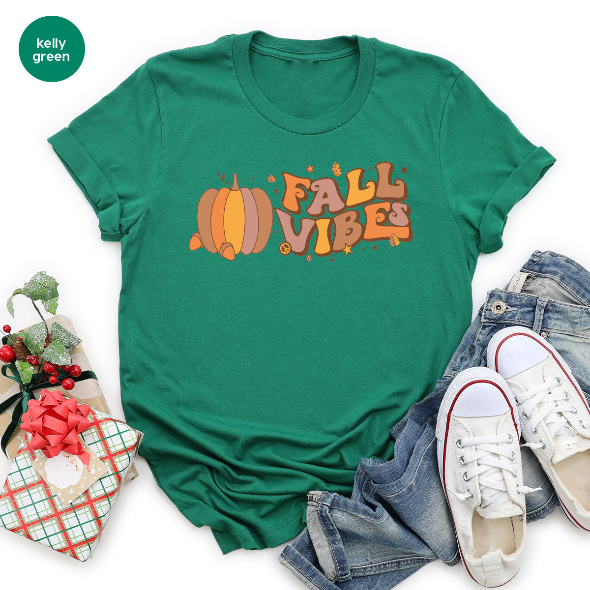 Fall Vibes Shirt, Thanksgiving 2022 T-Shirt, Tee product image 37