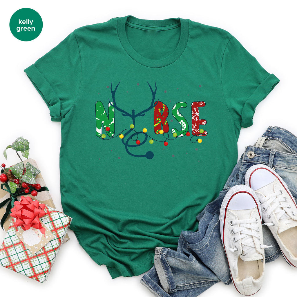 Christmas Nurse Shirt, Health Employee T-Shirt, Gift for product image 39
