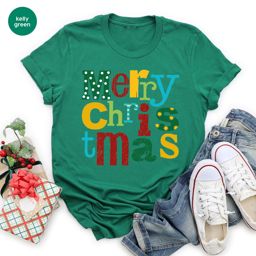 Merry Christmas Shirt, Family 2023 Tee, Xmas T-Shirt product image 39