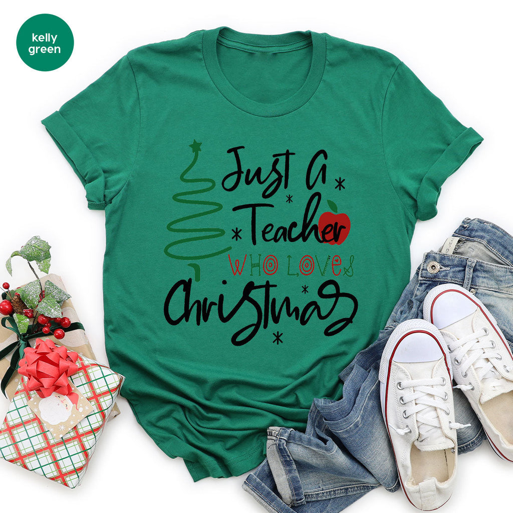 2023 Christmas Love Shirt, Just A Teach Who Loves Tee, Xmas product image 49