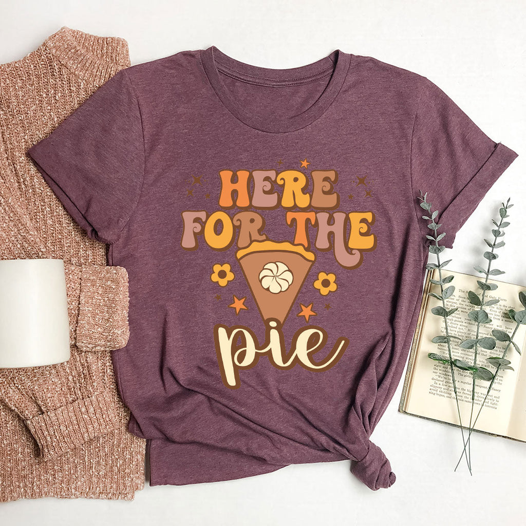 Here For The Pie Shirt, Funny Halloween Cute Hoodie and product image 50