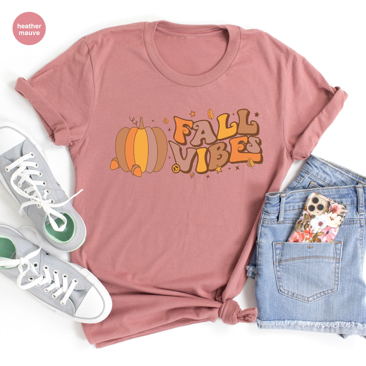 Fall Vibes Shirt, Thanksgiving 2022 T-Shirt, Tee product image 39