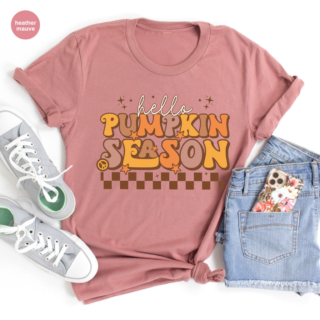 Pumpkin Season Shirt, Thanksgiving 2022 Design Tee product image 47