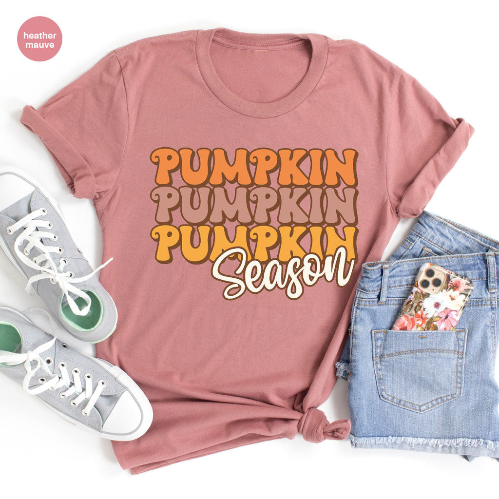 Fall Shirt, Pumpkin Season Thanksgiving 2022 T-Shirt, Cute product image 37