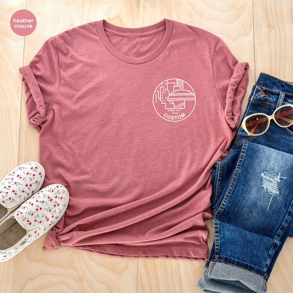Planet Line Drawing Sweatshirt, Customizable Galaxy Pocket product image 6