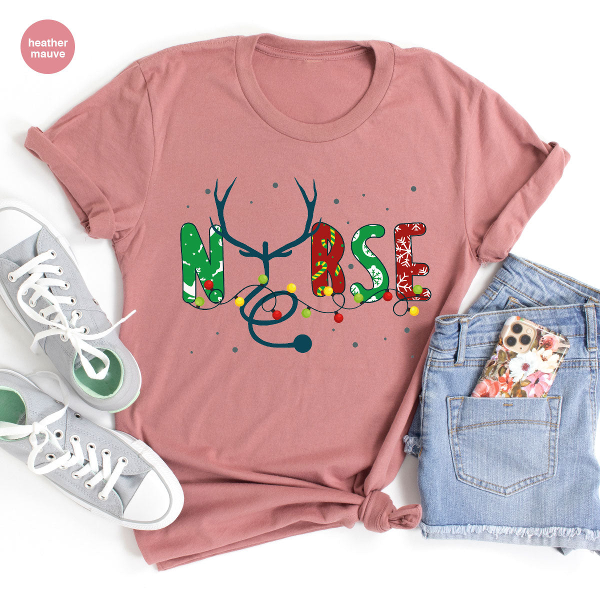 Christmas Nurse Shirt, Health Employee T-Shirt, Gift for product image 41