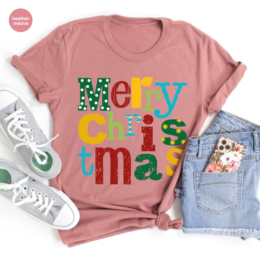 Merry Christmas Shirt, Family 2023 Tee, Xmas T-Shirt product image 41