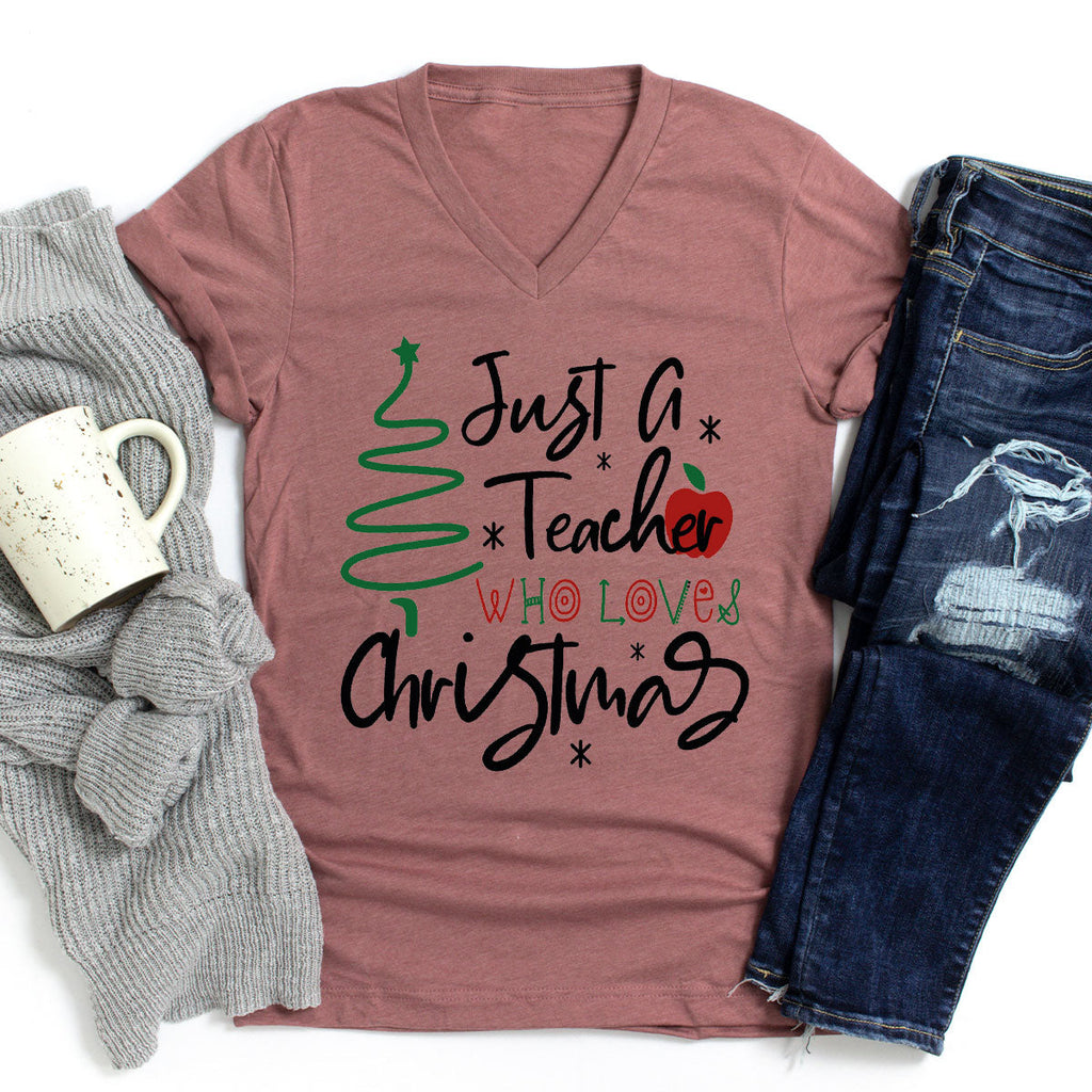 2023 Christmas Love Shirt, Just A Teach Who Loves Tee, Xmas product image 52