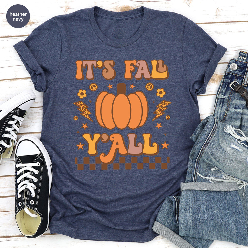 Halloween Fall Shirt, It's Y'Fall T-Shirt, Hoodie, Long product image 50