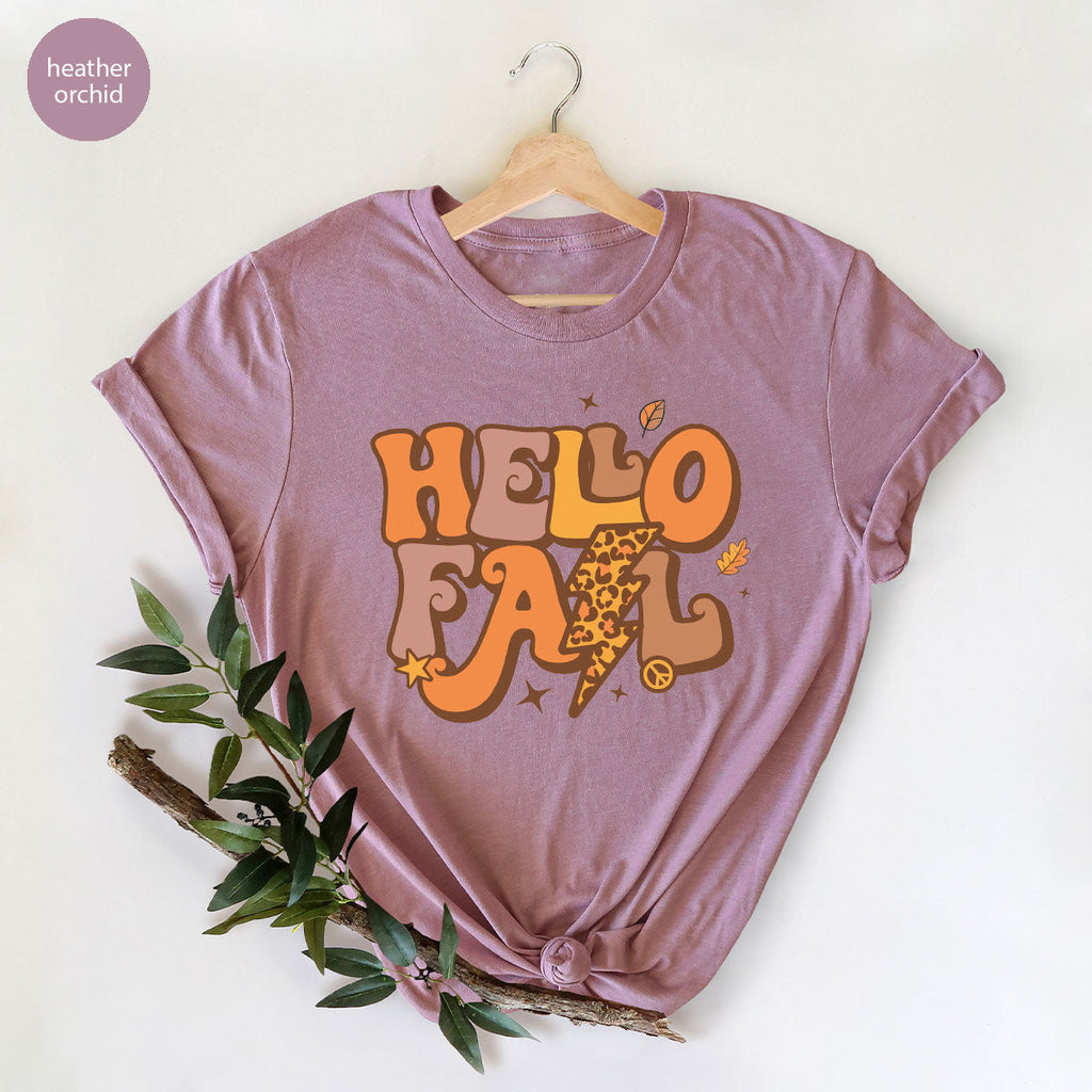 Hello Fall Shirt, Halloween T-Shirt, 2022 Hoodie, Long product image 55