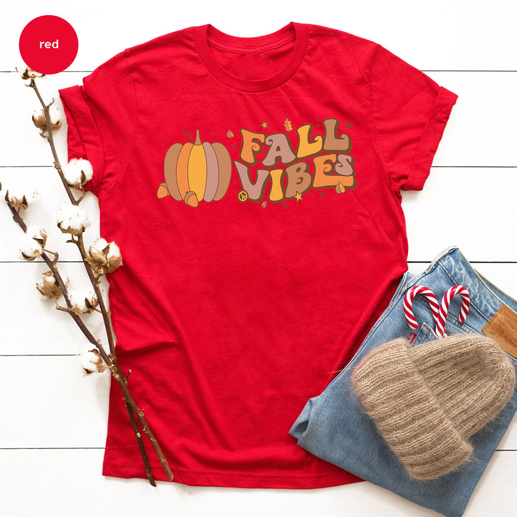 Fall Vibes Shirt, Thanksgiving 2022 T-Shirt, Tee product image 46