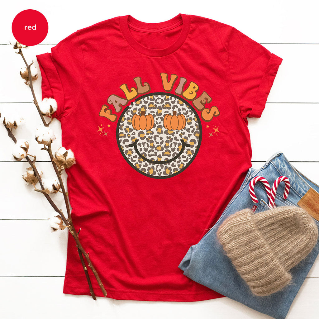 Fall Vibes Smile Shirt, 2022 T-Shirt, Funny Thanksgiving product image 50
