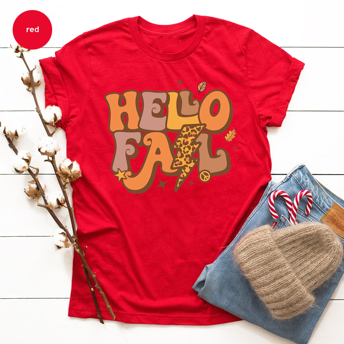 Hello Fall Shirt, Halloween T-Shirt, 2022 Hoodie, Long product image 58