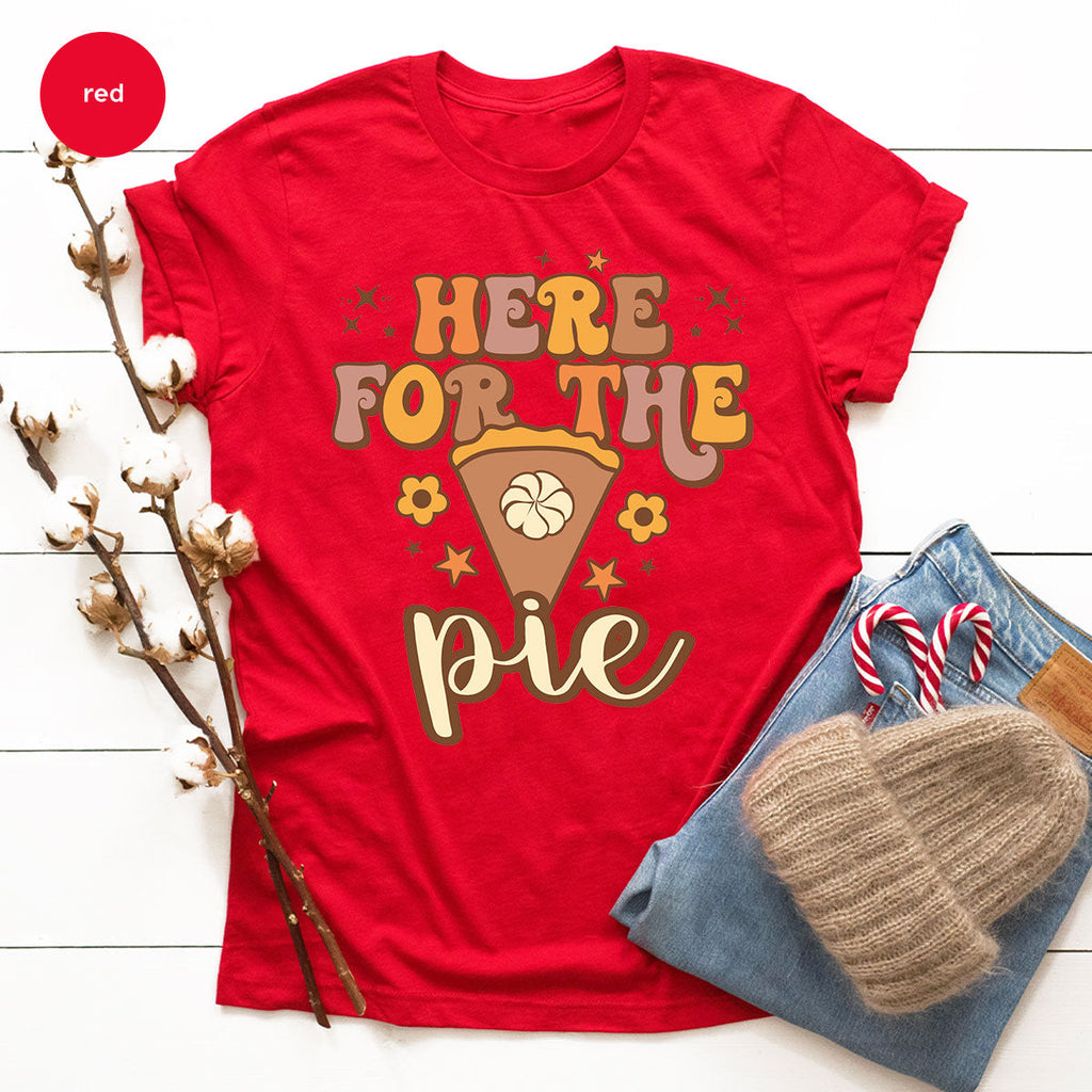 Here For The Pie Shirt, Funny Halloween Cute Hoodie and product image 58