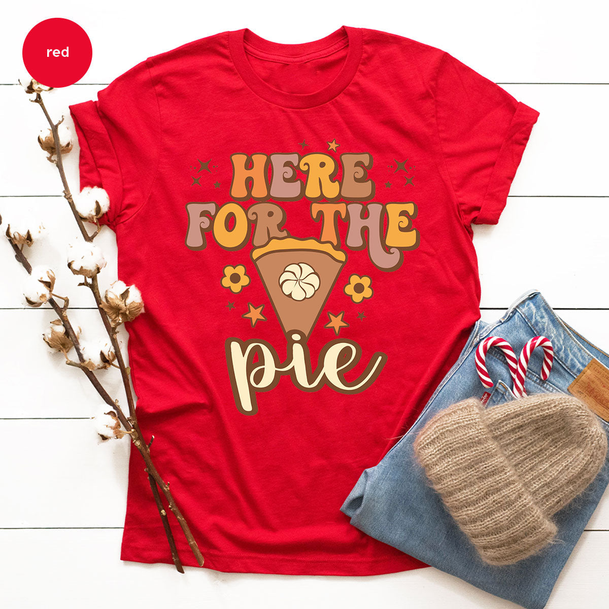 Here For The Pie Shirt, Funny Halloween Cute Hoodie and product image 58
