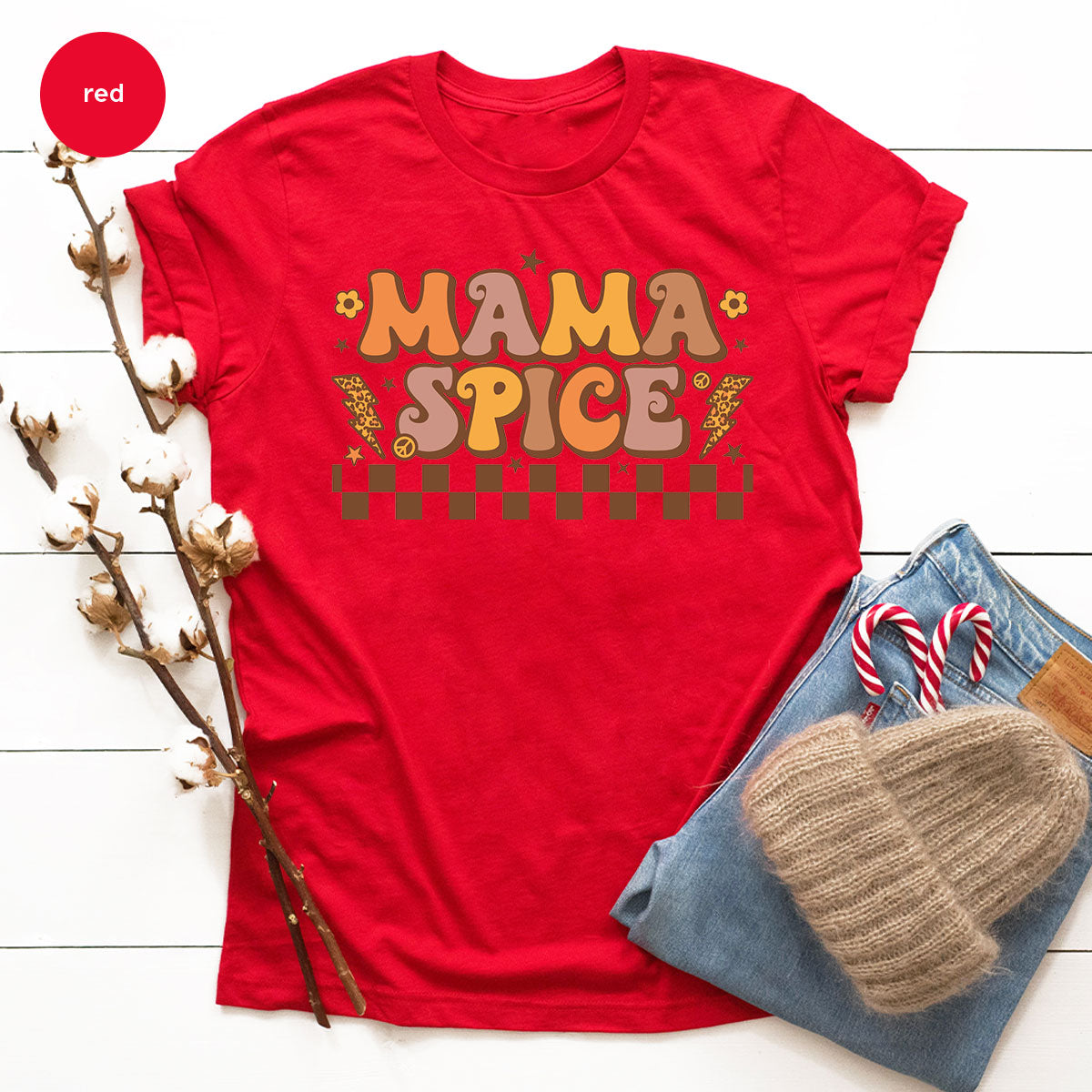 Thanksgiving Mama Shirt, Spice T-Shirt, Family Matching product image 21