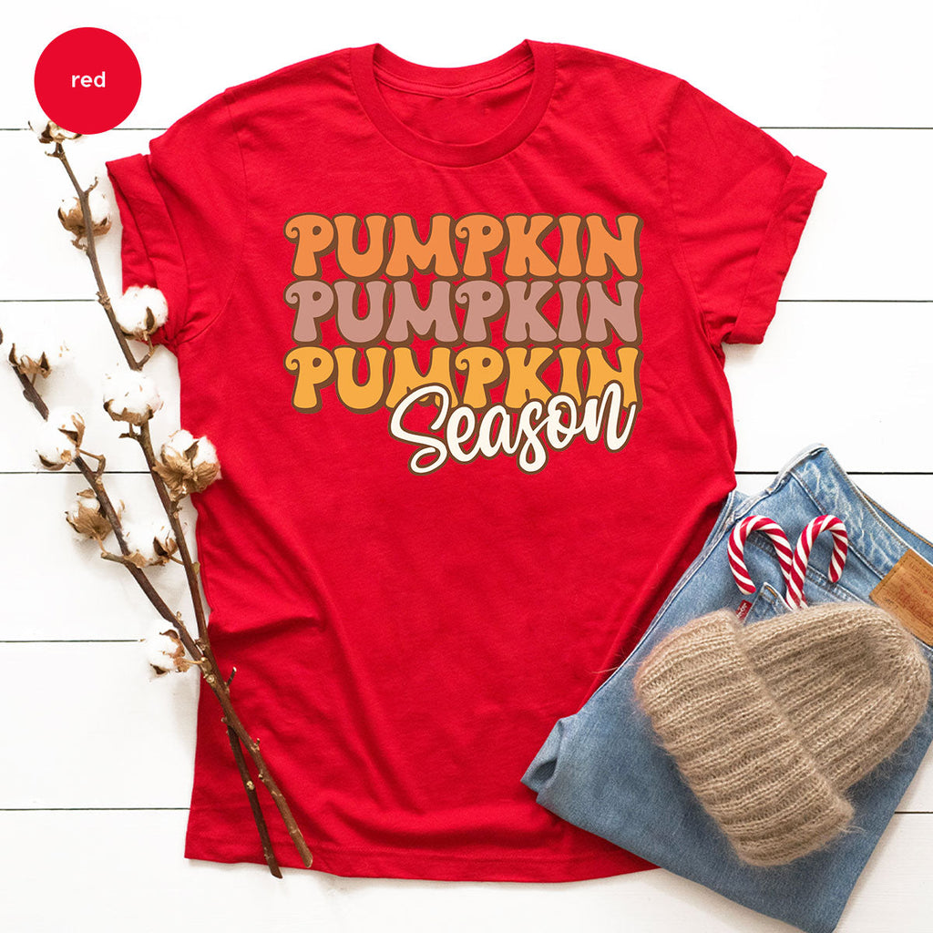 Fall Shirt, Pumpkin Season Thanksgiving 2022 T-Shirt, Cute product image 44