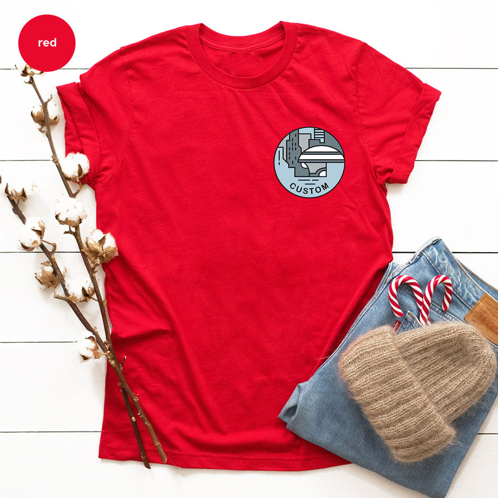 Custom Galaxy Sweatshirt, Customizable Pocket Tee for product image 11