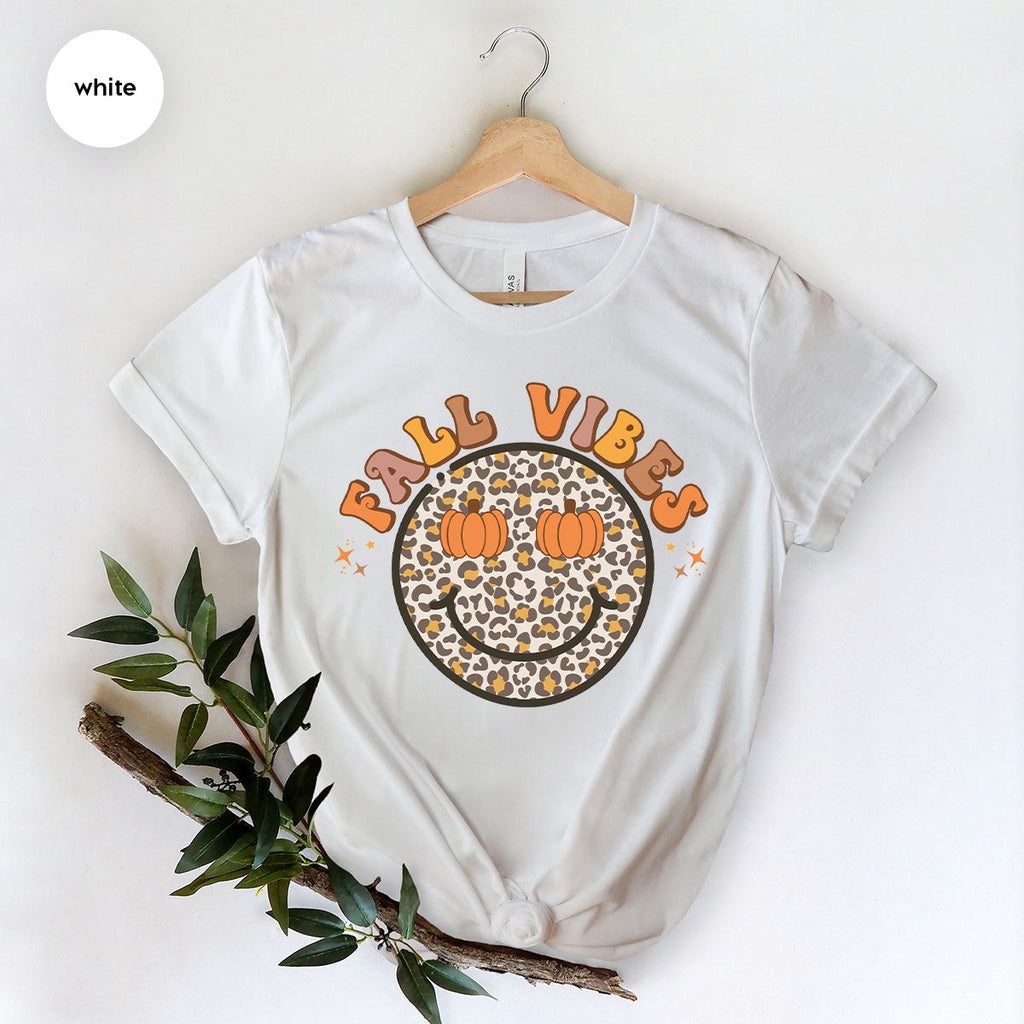 Fall Vibes Smile Shirt, 2022 T-Shirt, Funny Thanksgiving product image 52