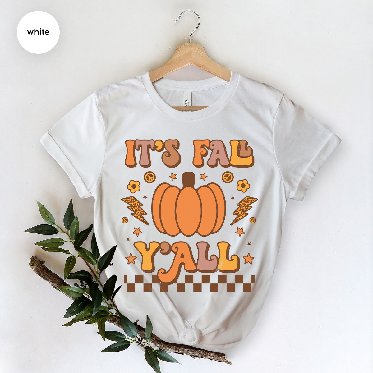 Halloween Fall Shirt, It's Y'Fall T-Shirt, Hoodie, Long product image 56