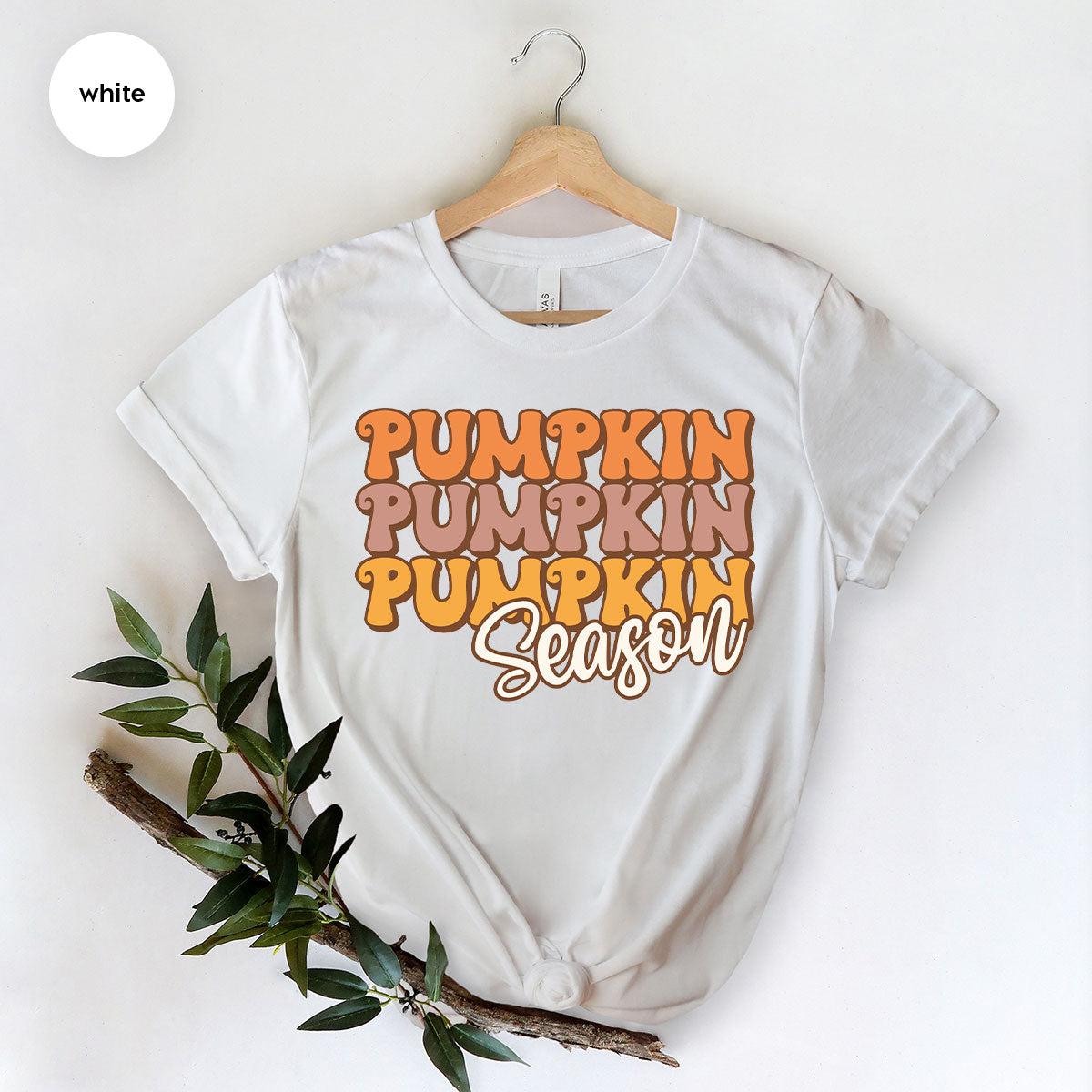 Fall Shirt, Pumpkin Season Thanksgiving 2022 T-Shirt, Cute product image 46