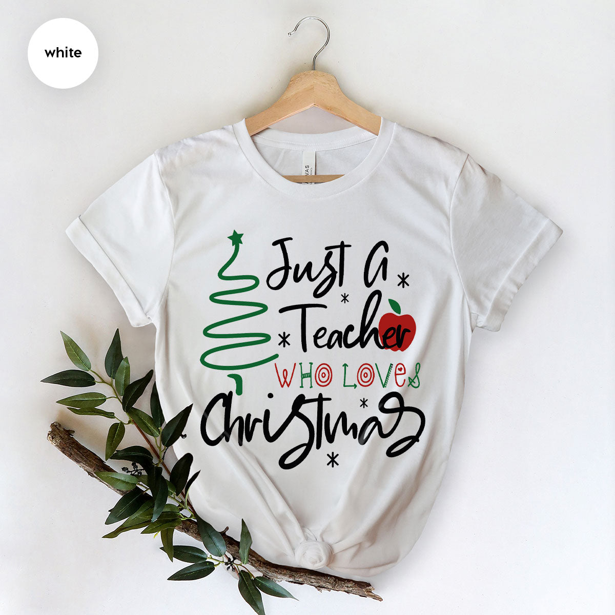 2023 Christmas Love Shirt, Just A Teach Who Loves Tee, Xmas product image 60