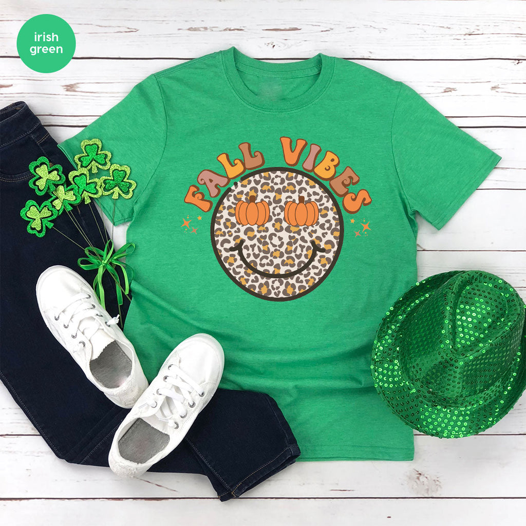 Fall Vibes Smile Shirt, 2022 T-Shirt, Funny Thanksgiving product image 40