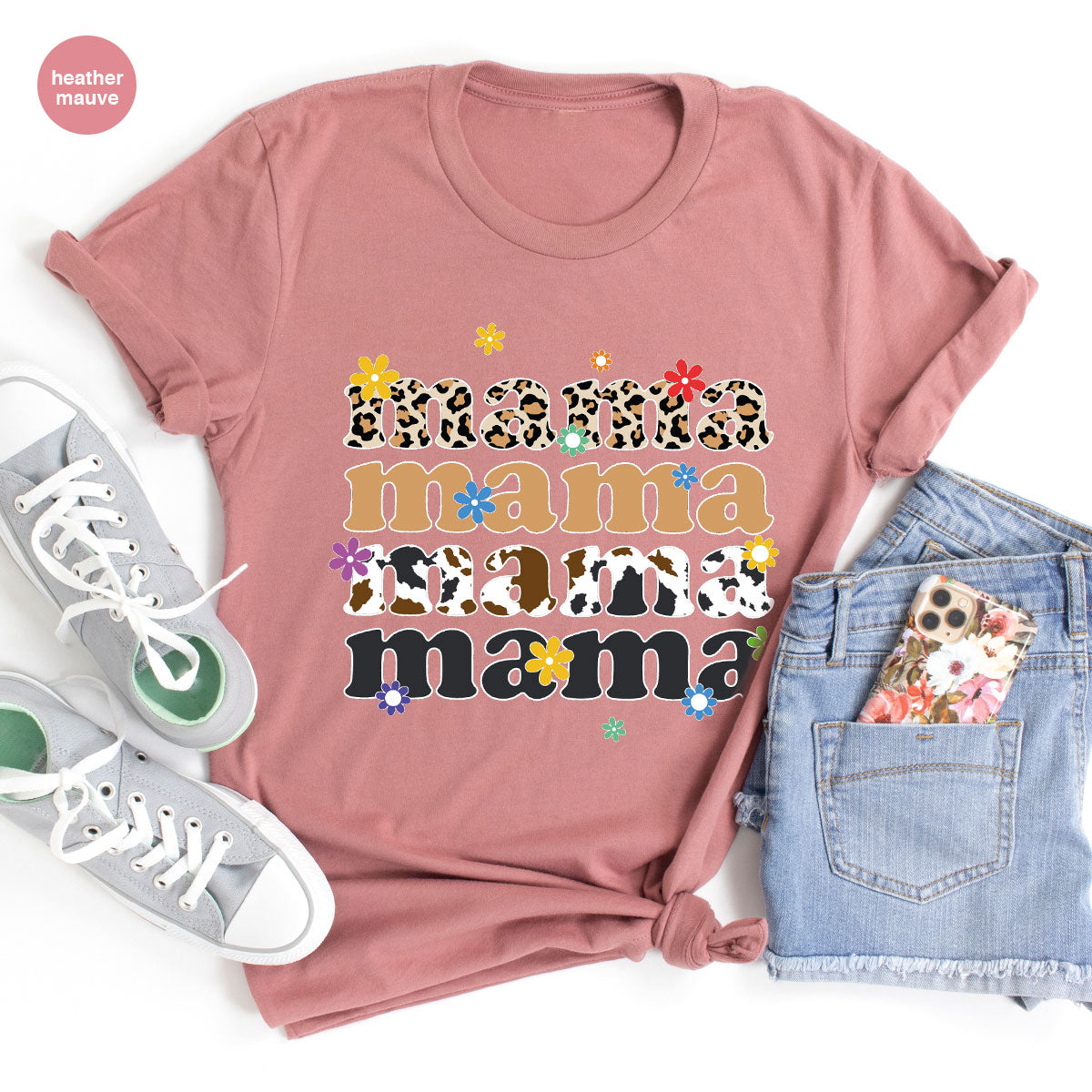 Retro Mama Shirt, For Moms, Gift Mothers product image 25