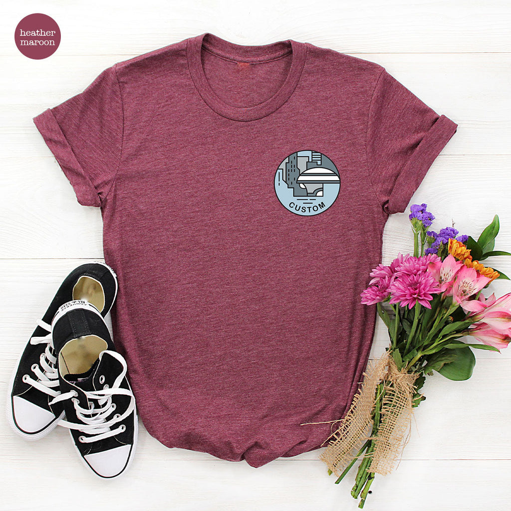 Custom Galaxy Sweatshirt, Customizable Pocket Tee for product image 9