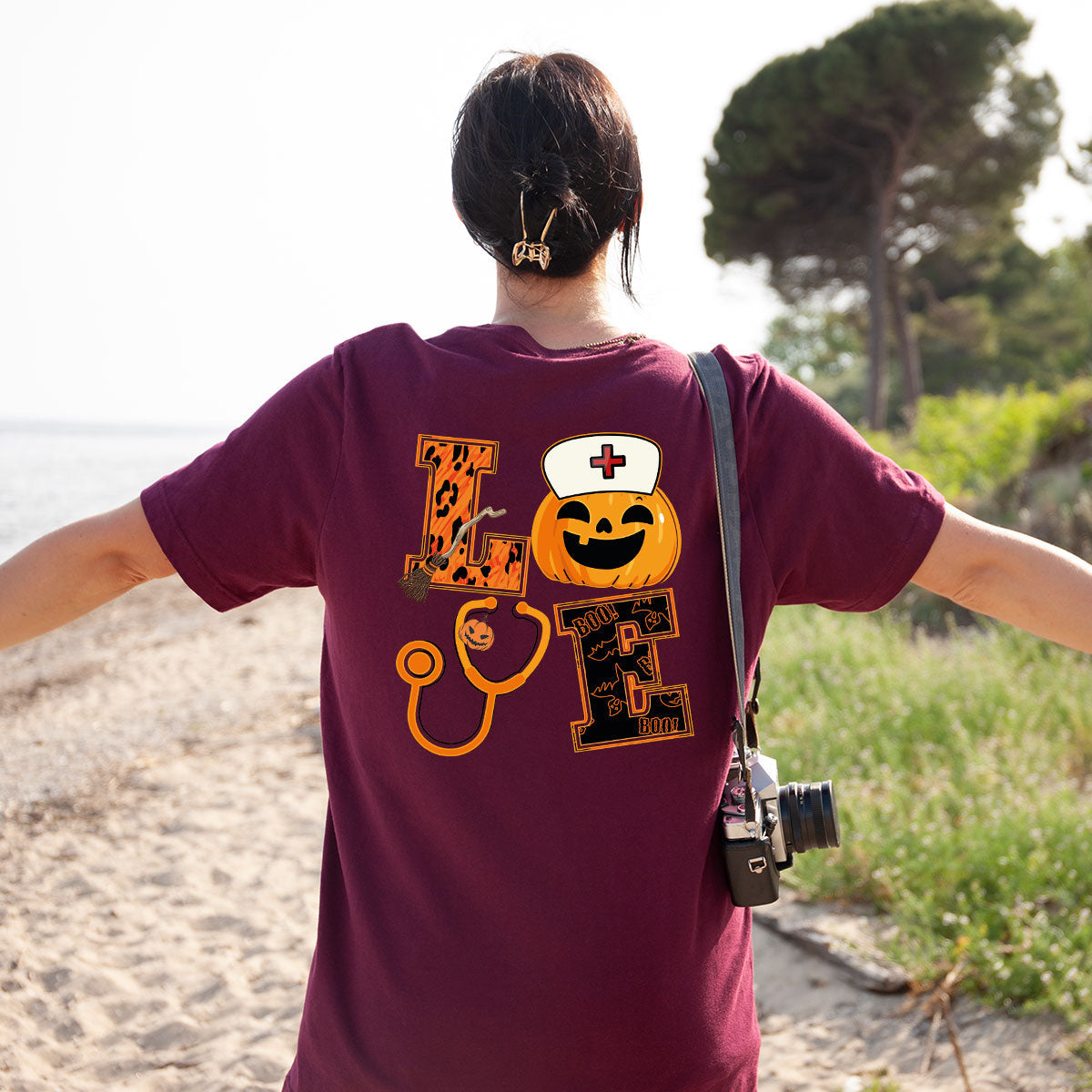Halloween 2023 Shirt, Nurse TShirt, Pumpkin T Spooky Kids product image 21