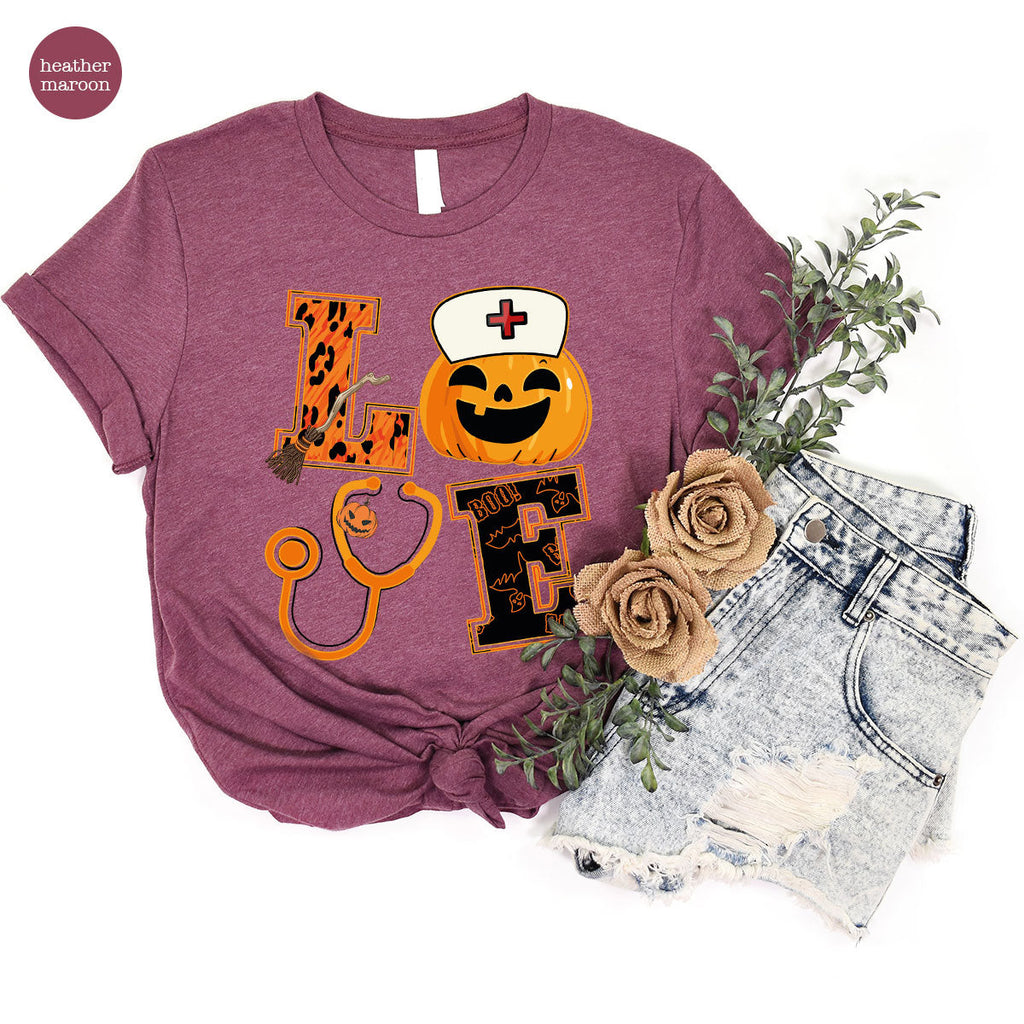Halloween 2023 Shirt, Nurse TShirt, Pumpkin T Spooky Kids product image 22