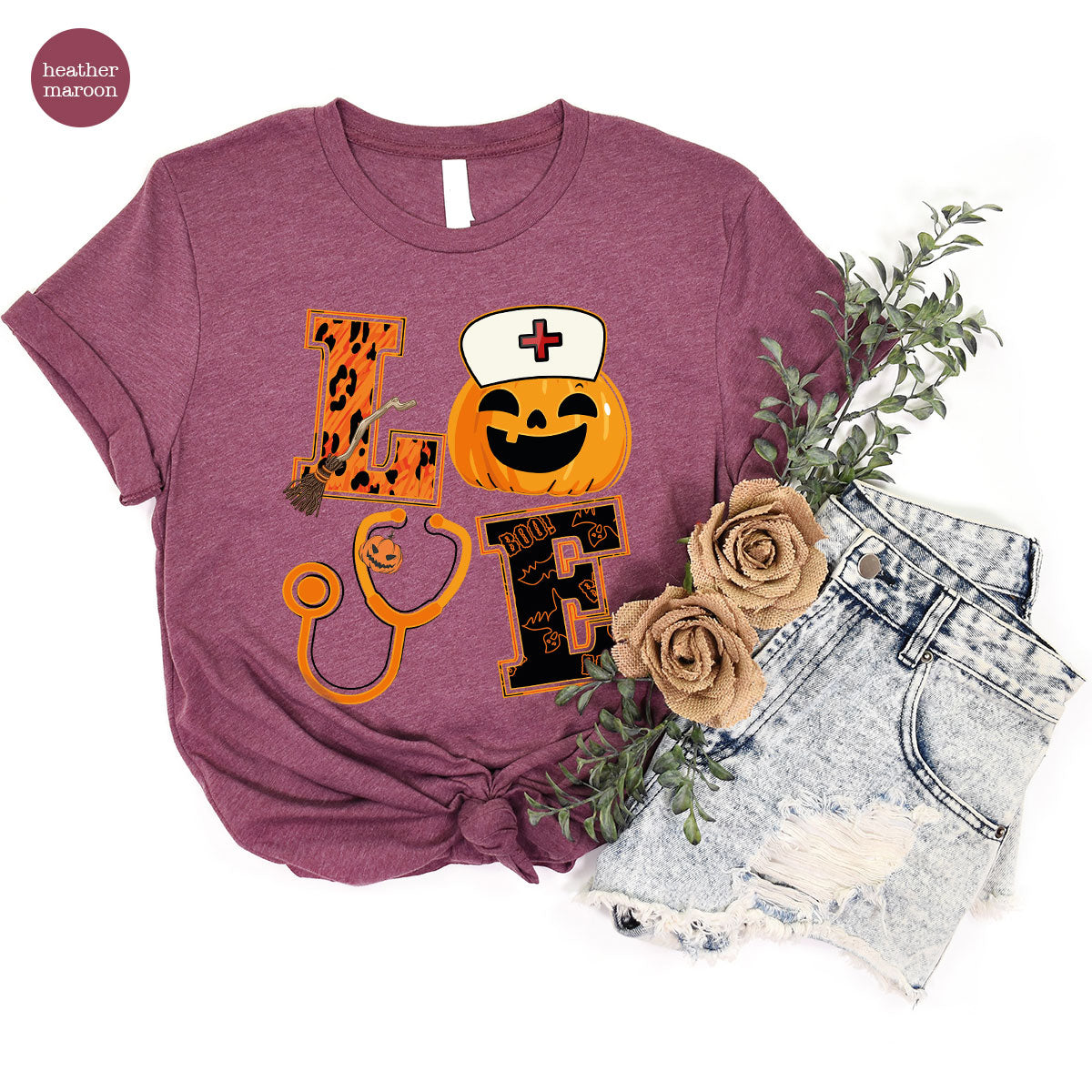 Halloween 2023 Shirt, Nurse TShirt, Pumpkin T Spooky Kids product image 22