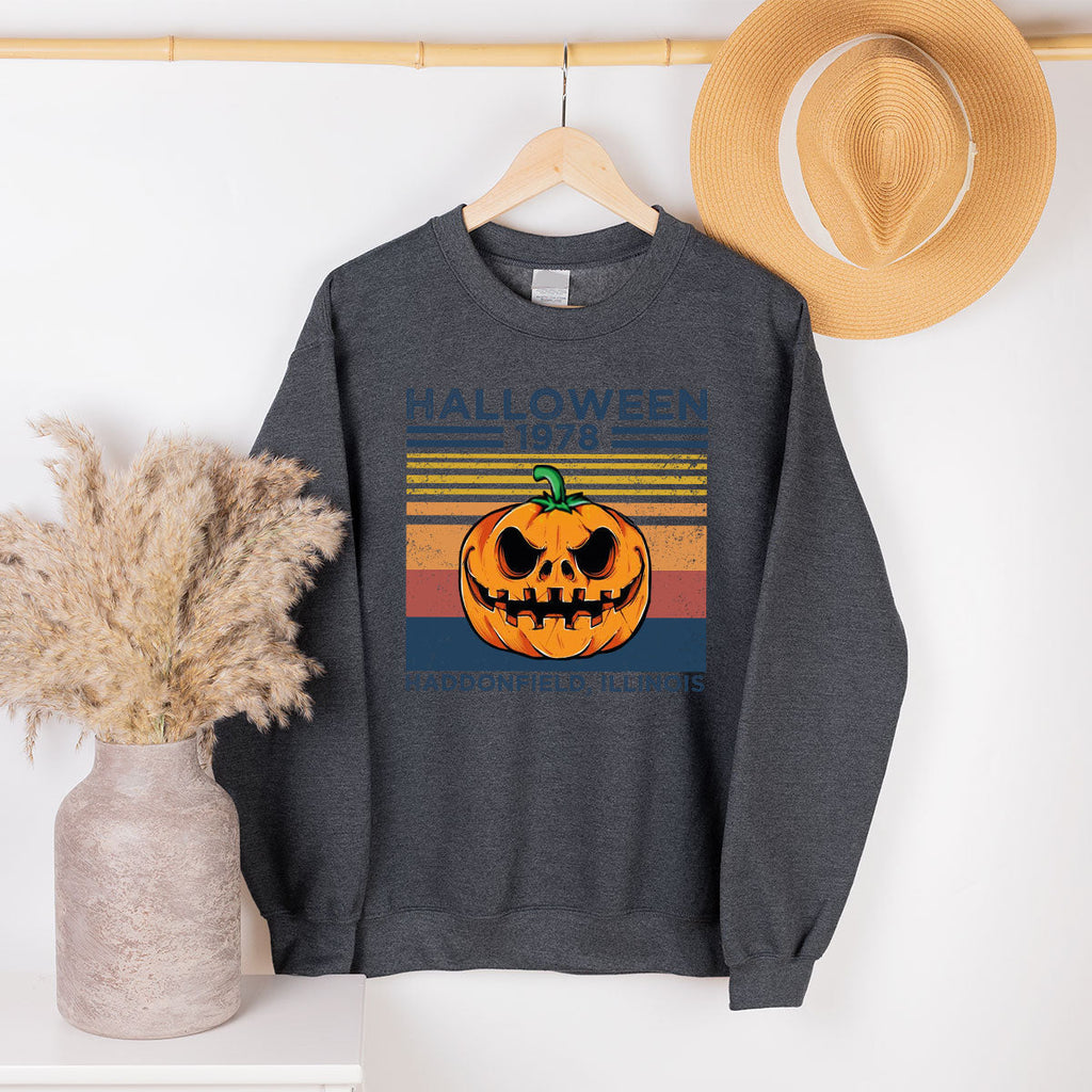 Horror Pumpkin Sweatshirt, Halloween 2022 Funny Long Sleve product image 10