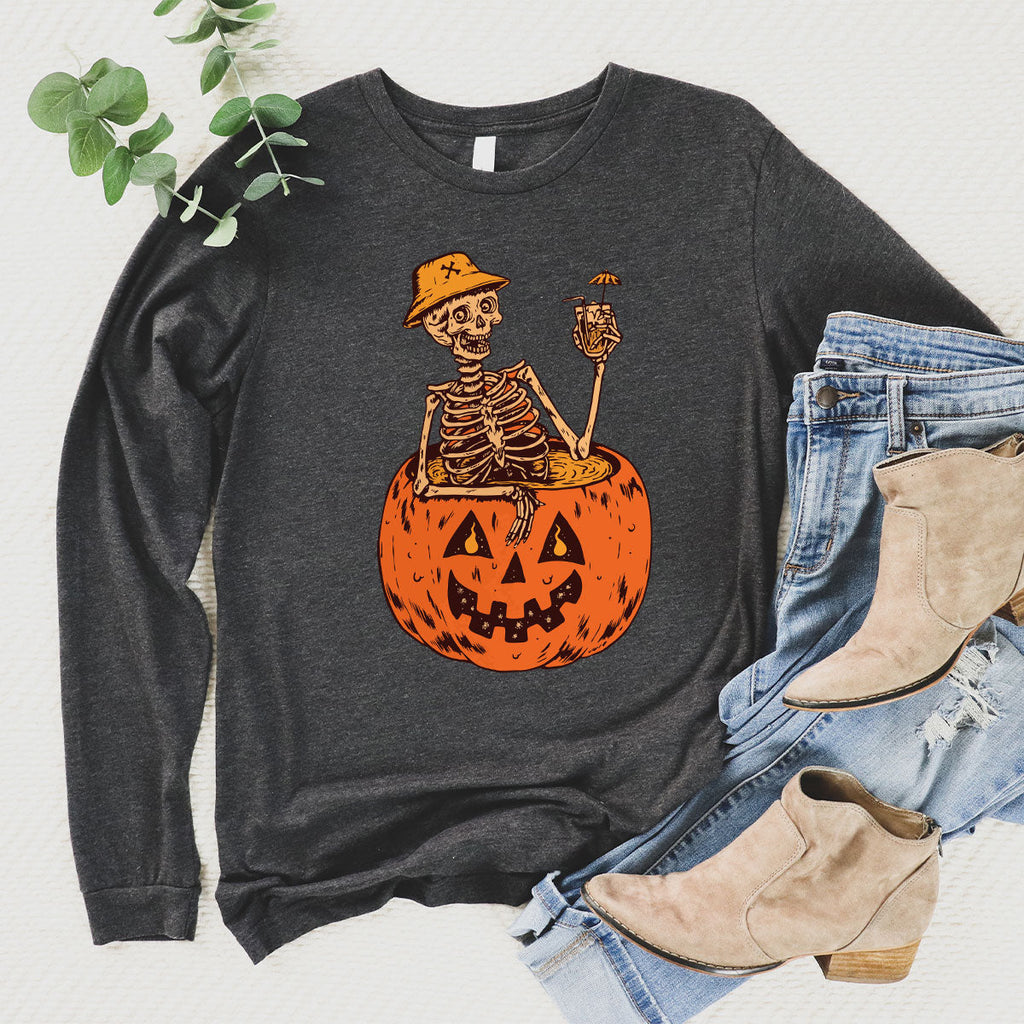 Halloween Funny Pumpkin Hoodie, Sweatshirt, Horror Design product image 10