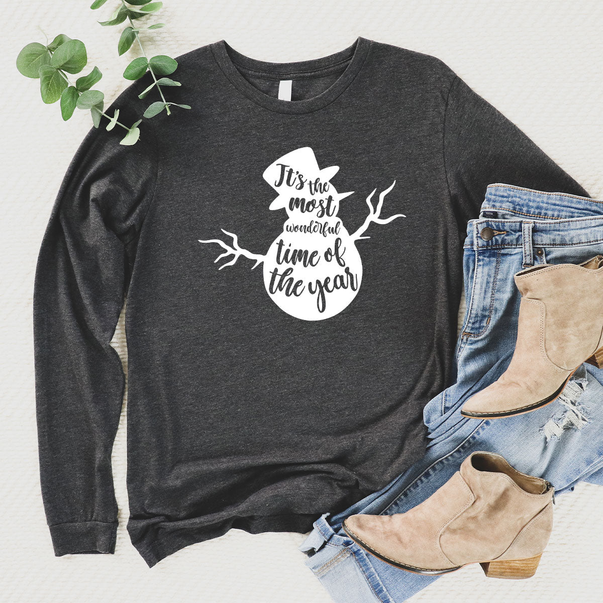 Snowman Christmas Hoodie, Funny Design, 2023 Xmas Sweatshirt product image 3