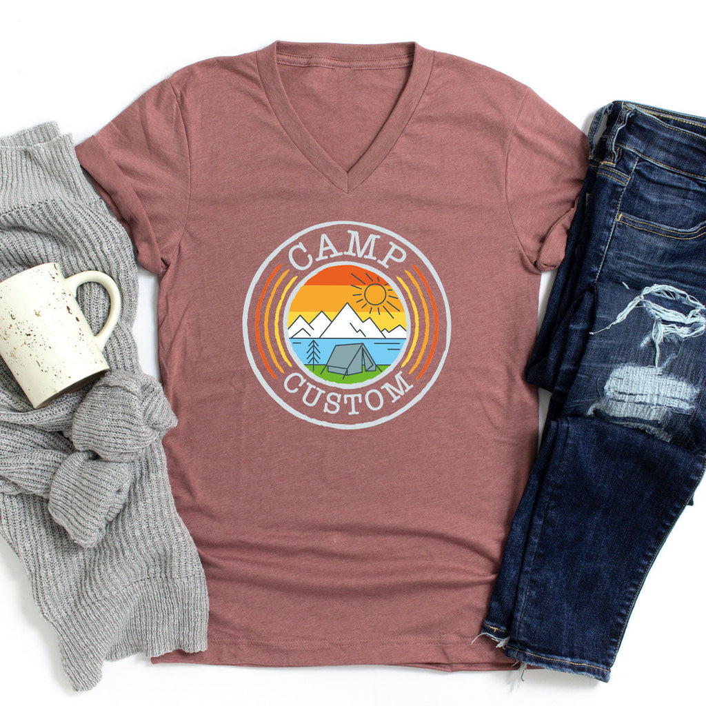 Custom Camp T-Shirt, Camping Shirt İdea, Personalized product image 17