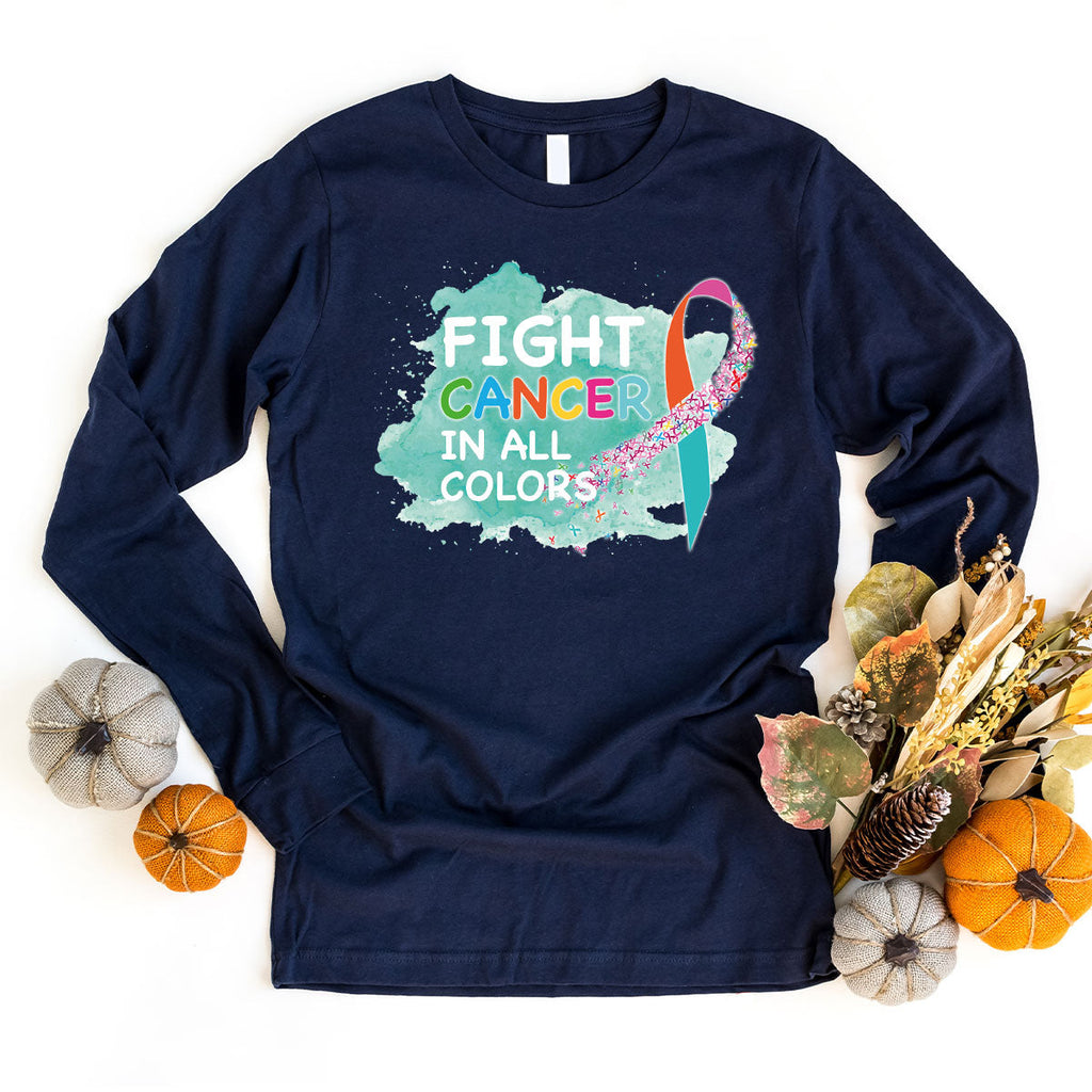 Fight Against Cancer Shirt, Warrior T-Shirt, With All Colors product image 48