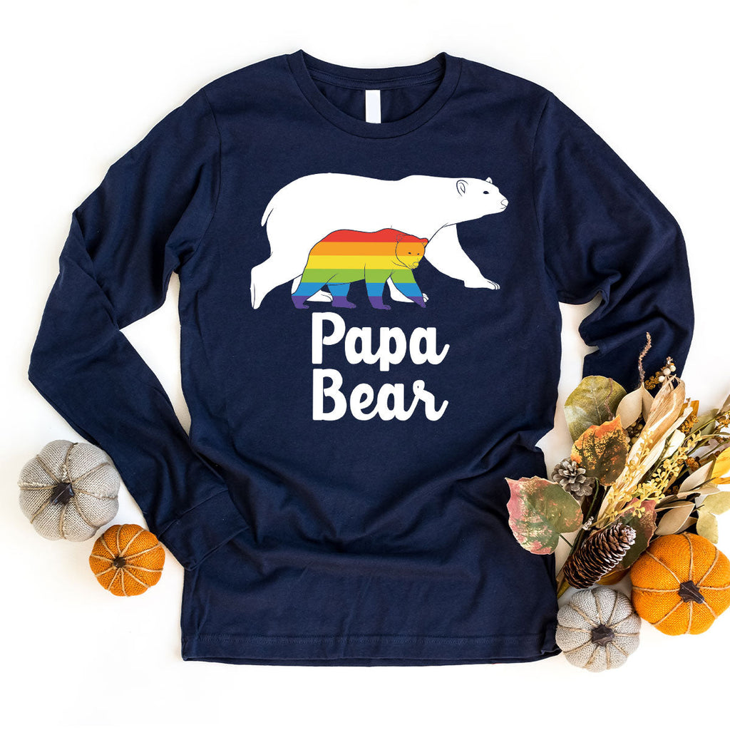 Papa Bear Shirt, T-Shirt, LGBT Rainbow Tee product image 53