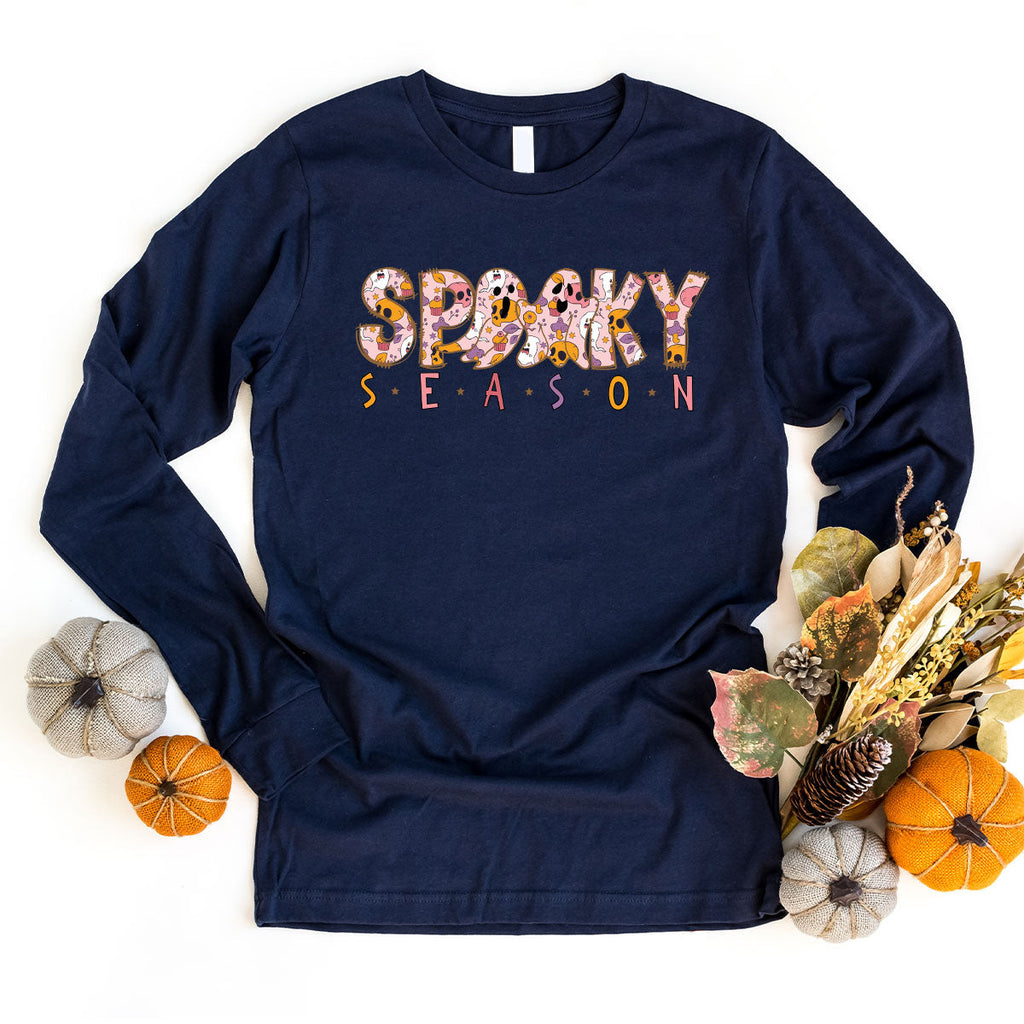 Ghost Graphic Tees, Cute Kid Halloween Shirt, Spooky product image 119