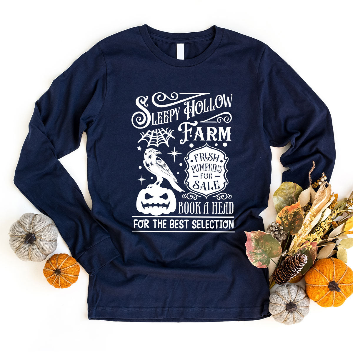 Halloween Sweatshirt, Farmer Outfit, Pumpkin Shirt, Spooky product image 121