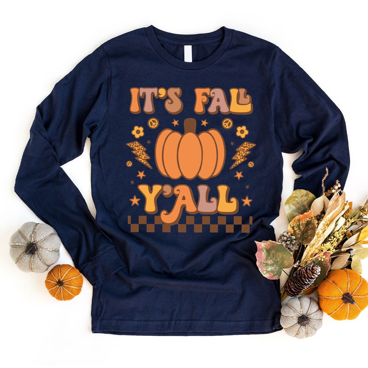 Halloween Fall Shirt, It's Y'Fall T-Shirt, Hoodie, Long product image 59