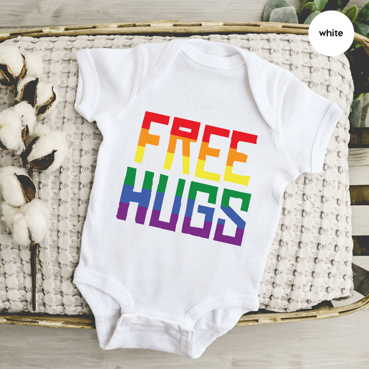 Cute LGBT Shirt, Free Hugs T-Shirt, Lovely Pride for product image 59