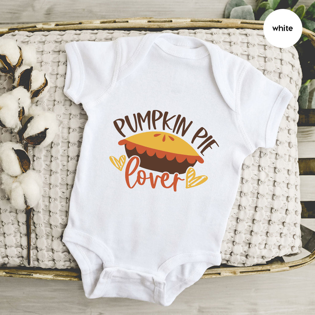 Kids Thanksgiving Shirts, Pumpkin Pie Graphic Tees, Gift product image 76