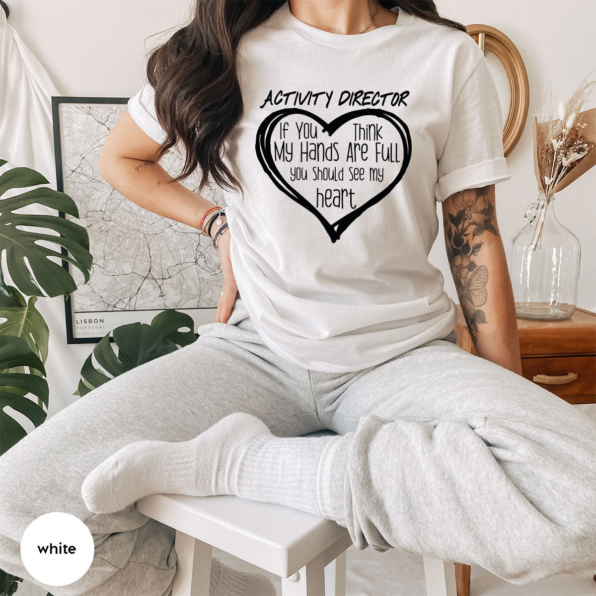 Activity Director Shirt, Love Heart Gift For Couples product image 46