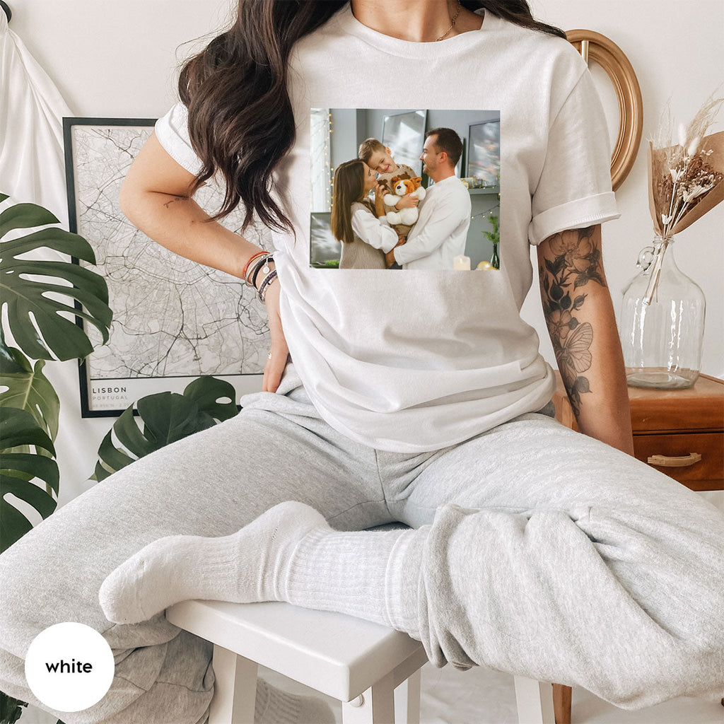 Custom Family T-Shirt, Customizable Photo Shirt, Baby Tee, product image 48