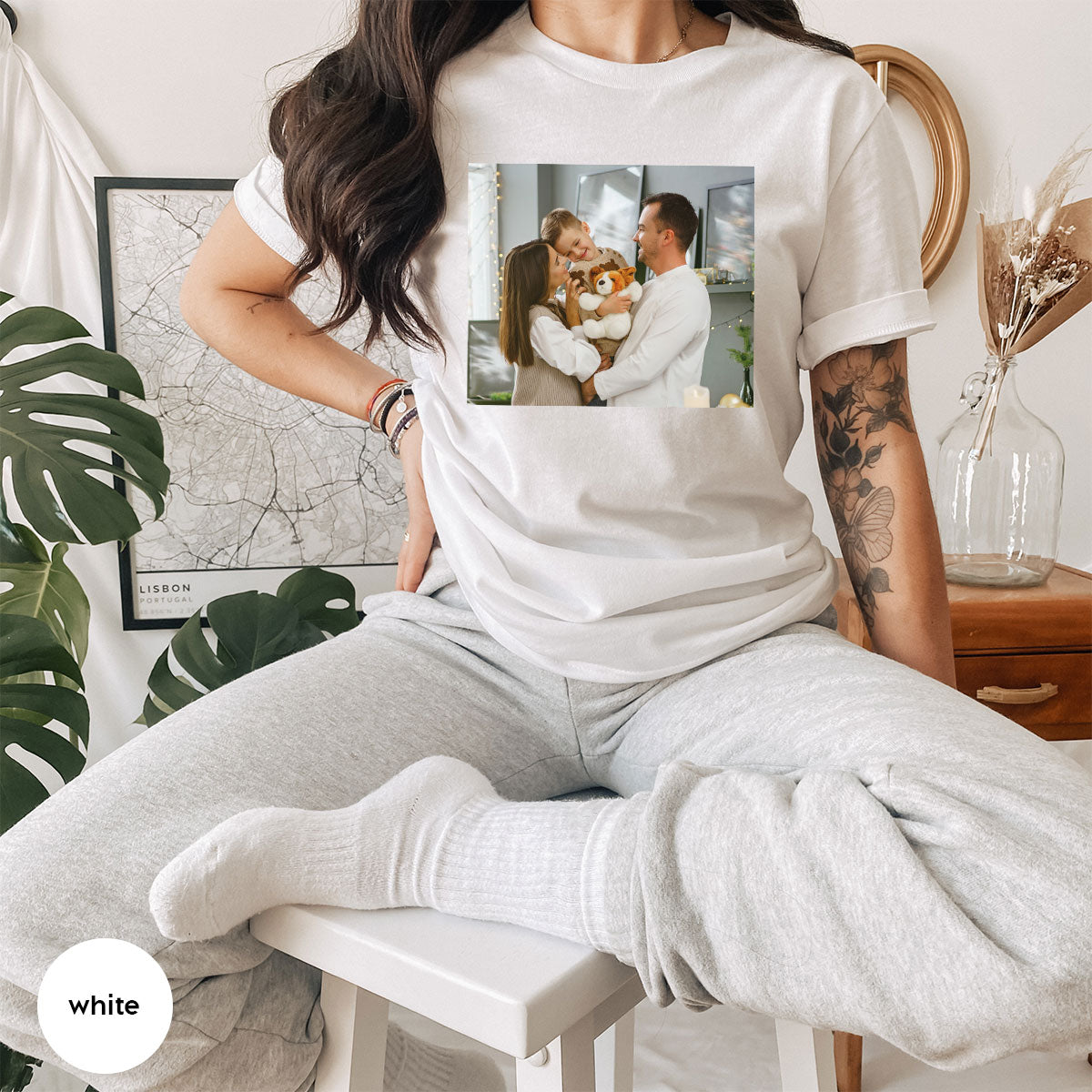 Custom Family T-Shirt, Customizable Photo Shirt, Baby Tee, product image 48