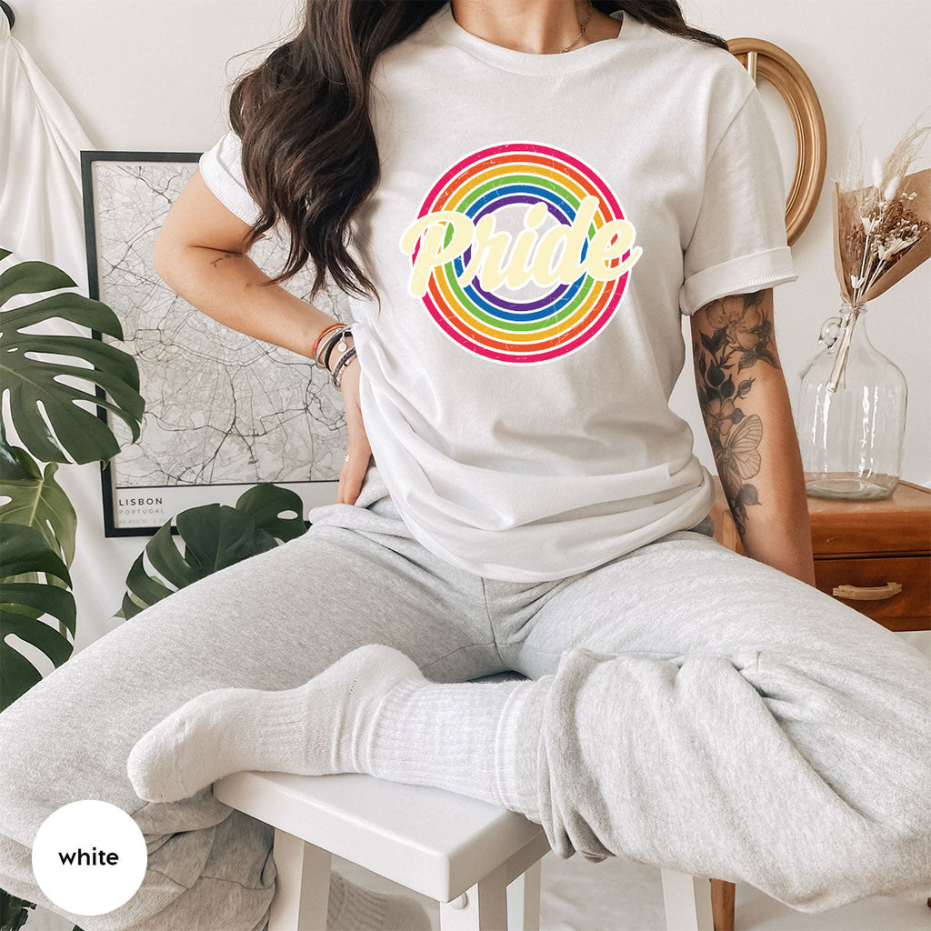 Pride Shirt, LGBT T-Shirt, Tee, Rainbow Graphic product image 57