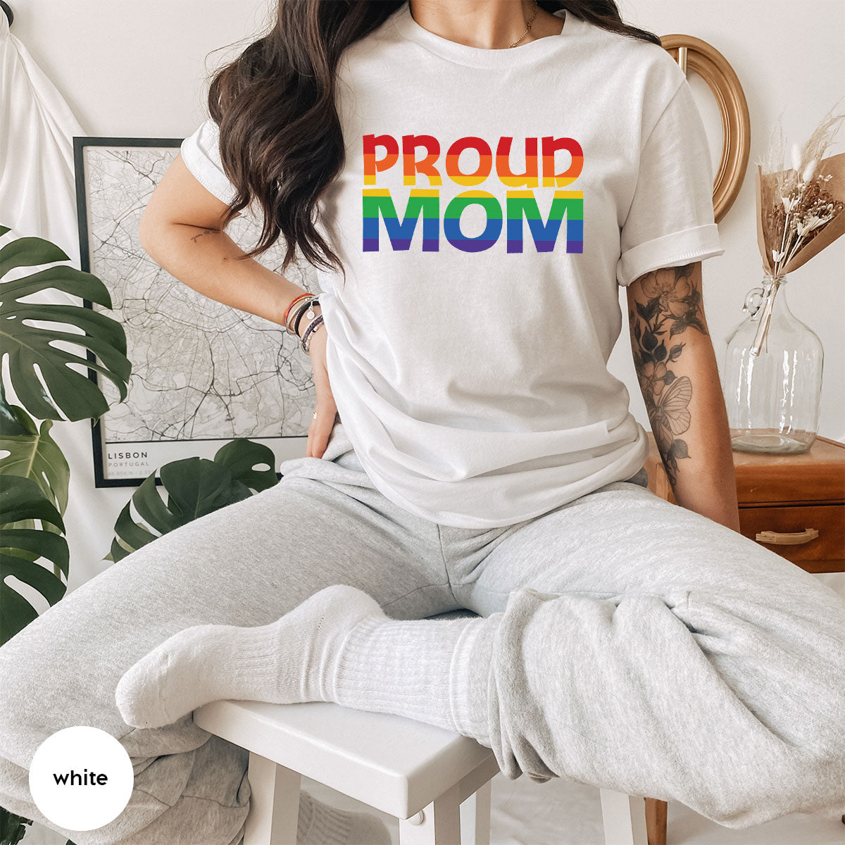Proud Mom Shirt, LGBT T-Shirt, Tee product image 61